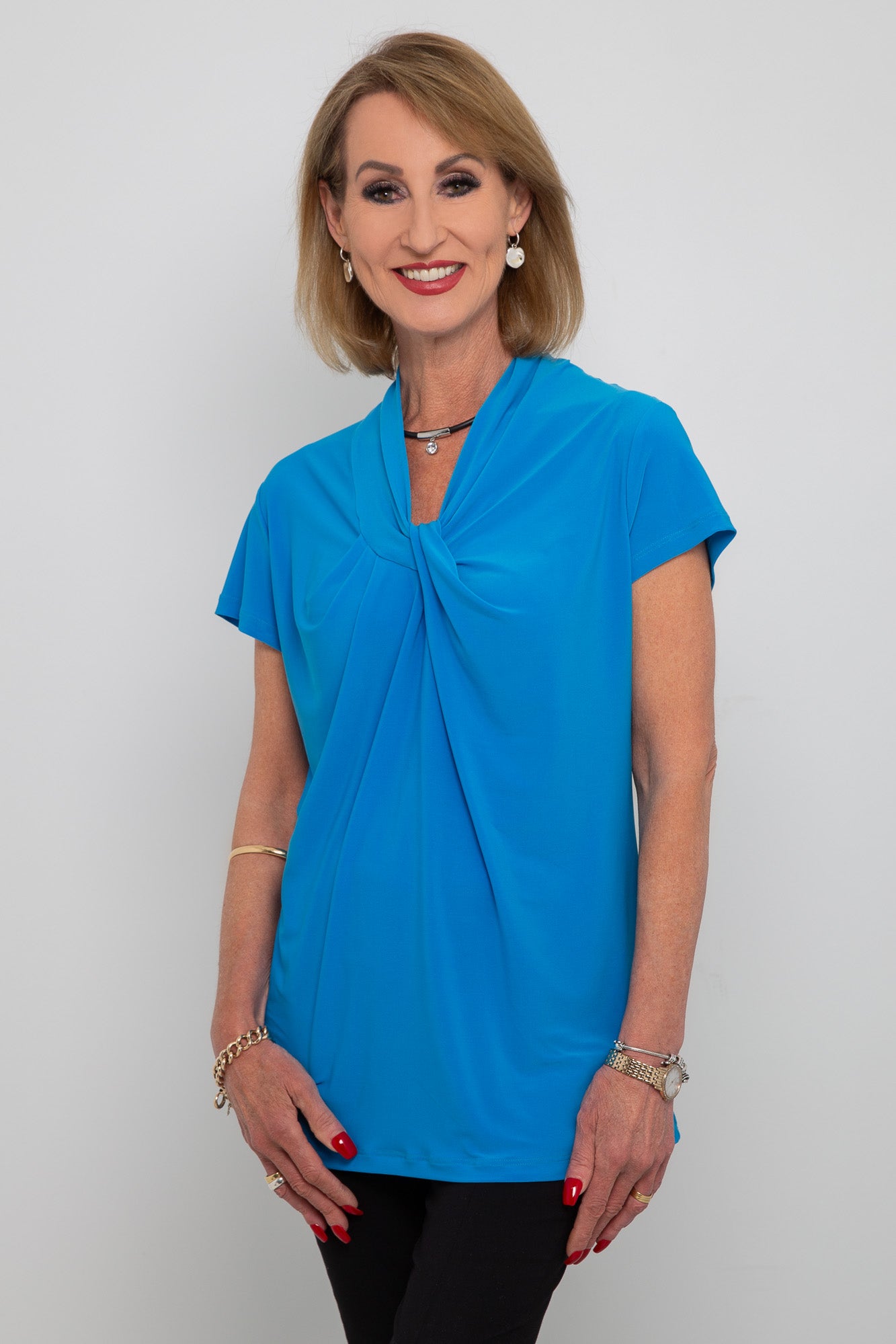 TOP LUCY CAP SLEEVE TWIST