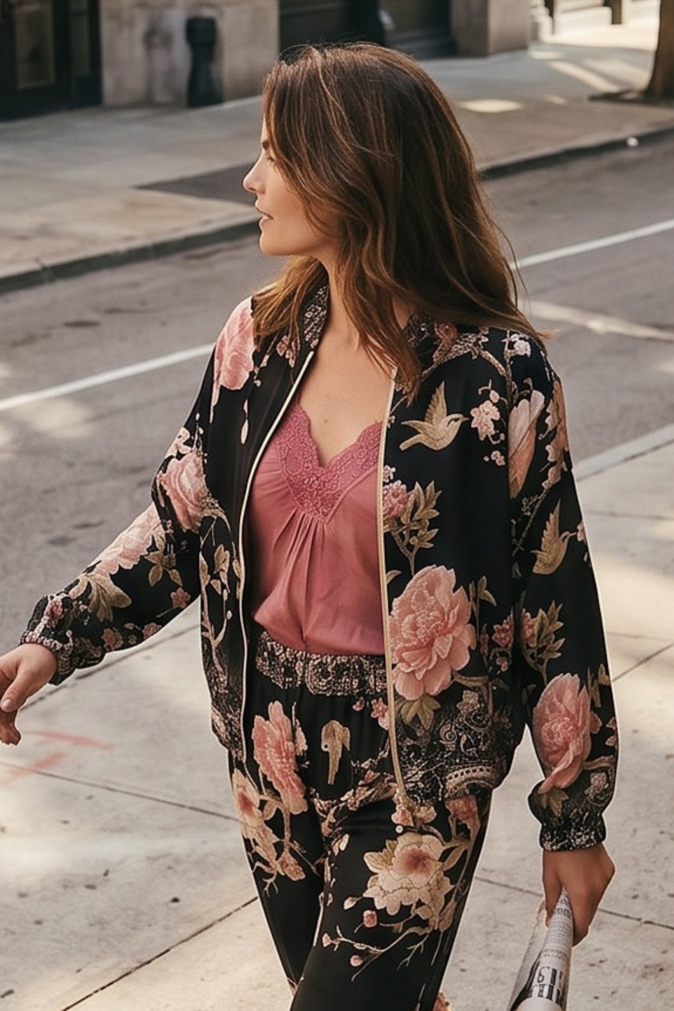 Blk Floral