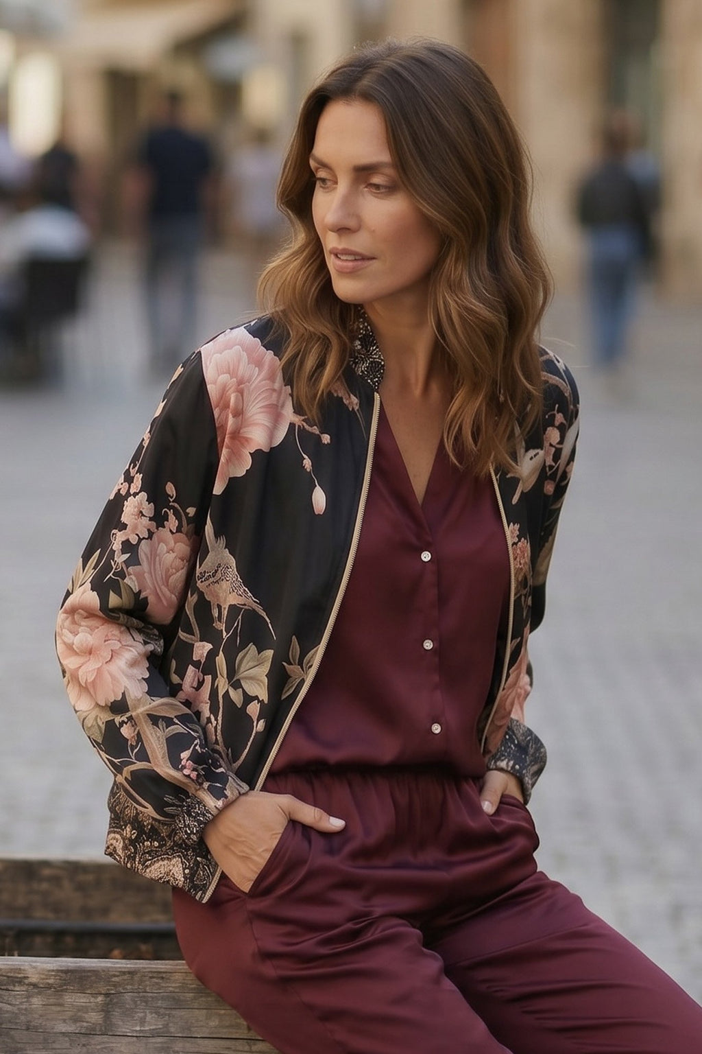 Blk Floral