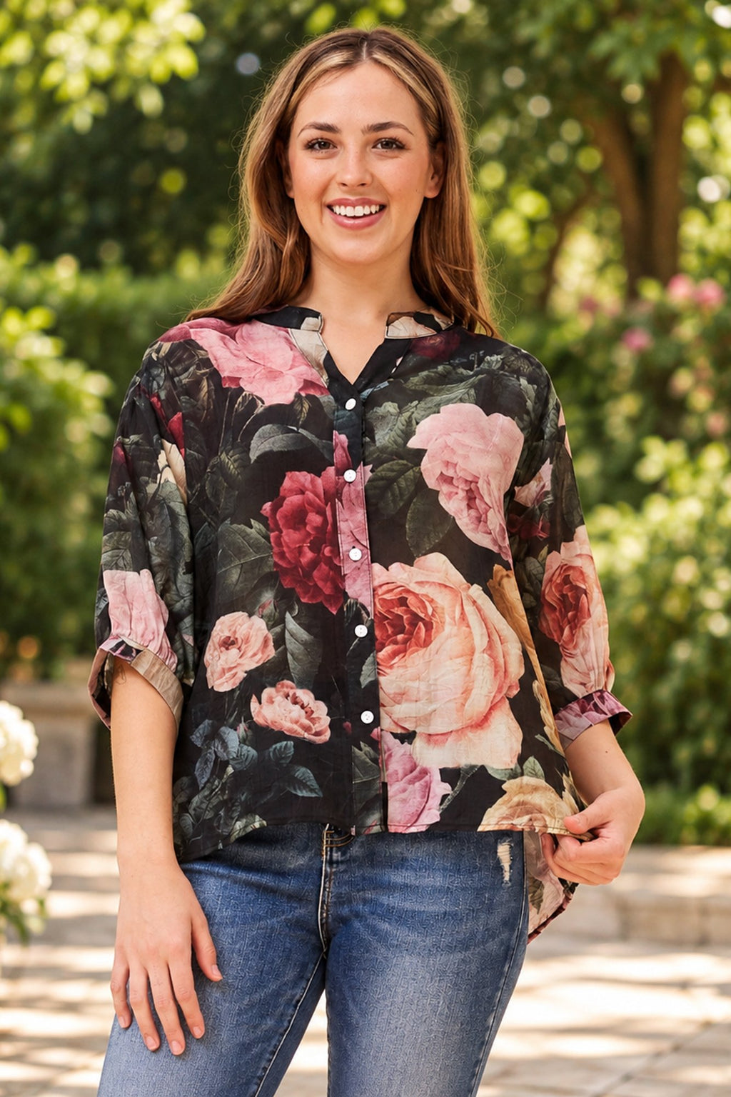 Blk Floral