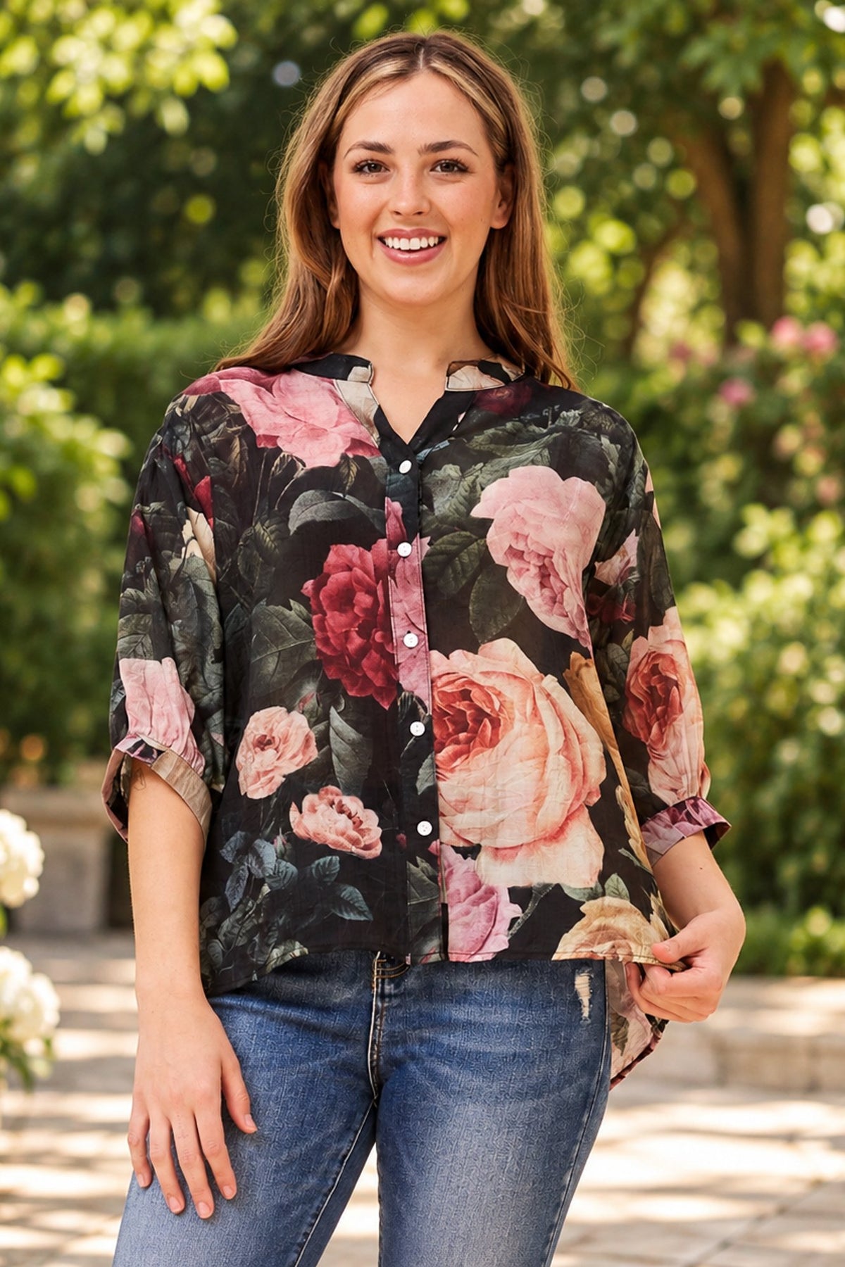 Blk Floral