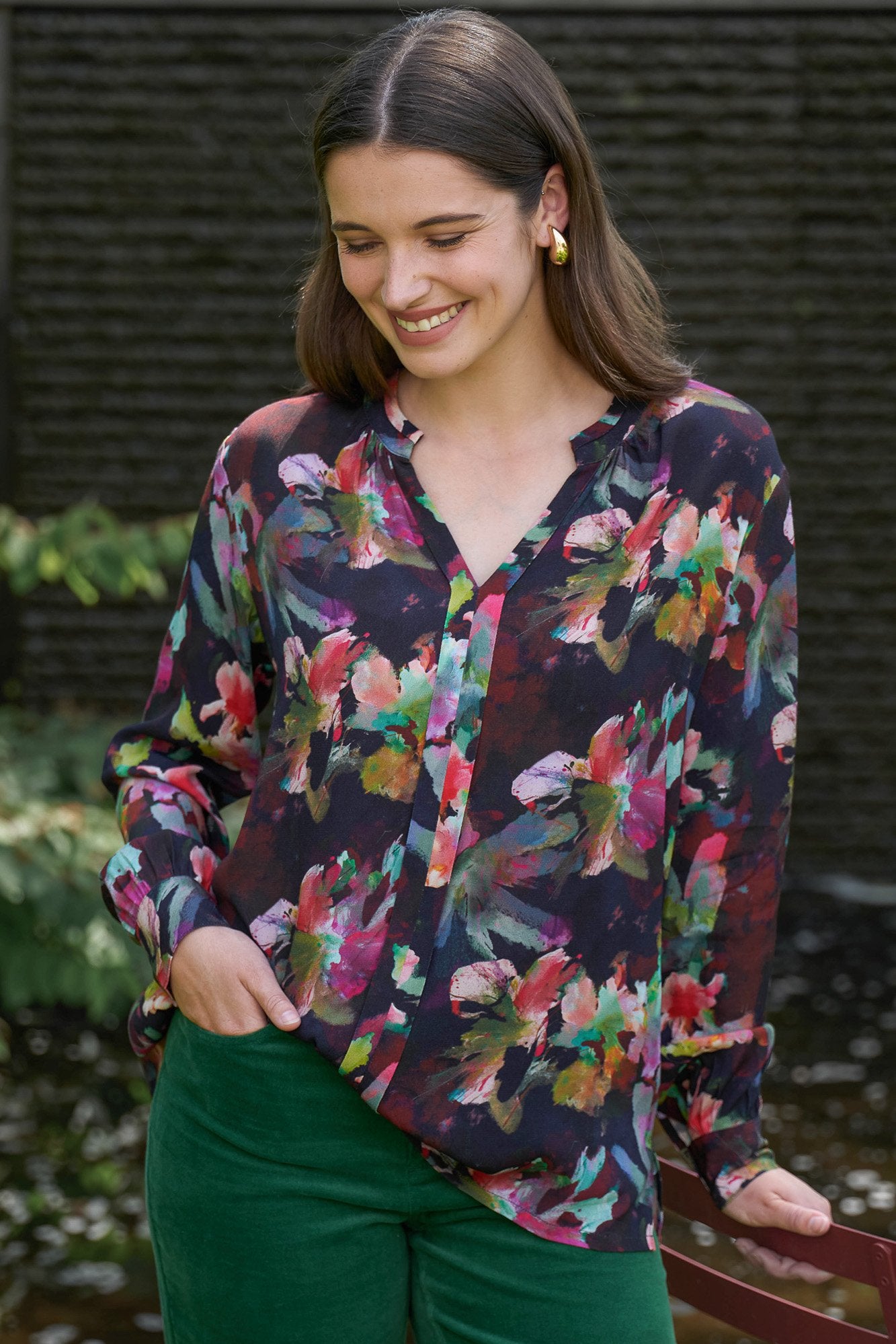 Blk Floral