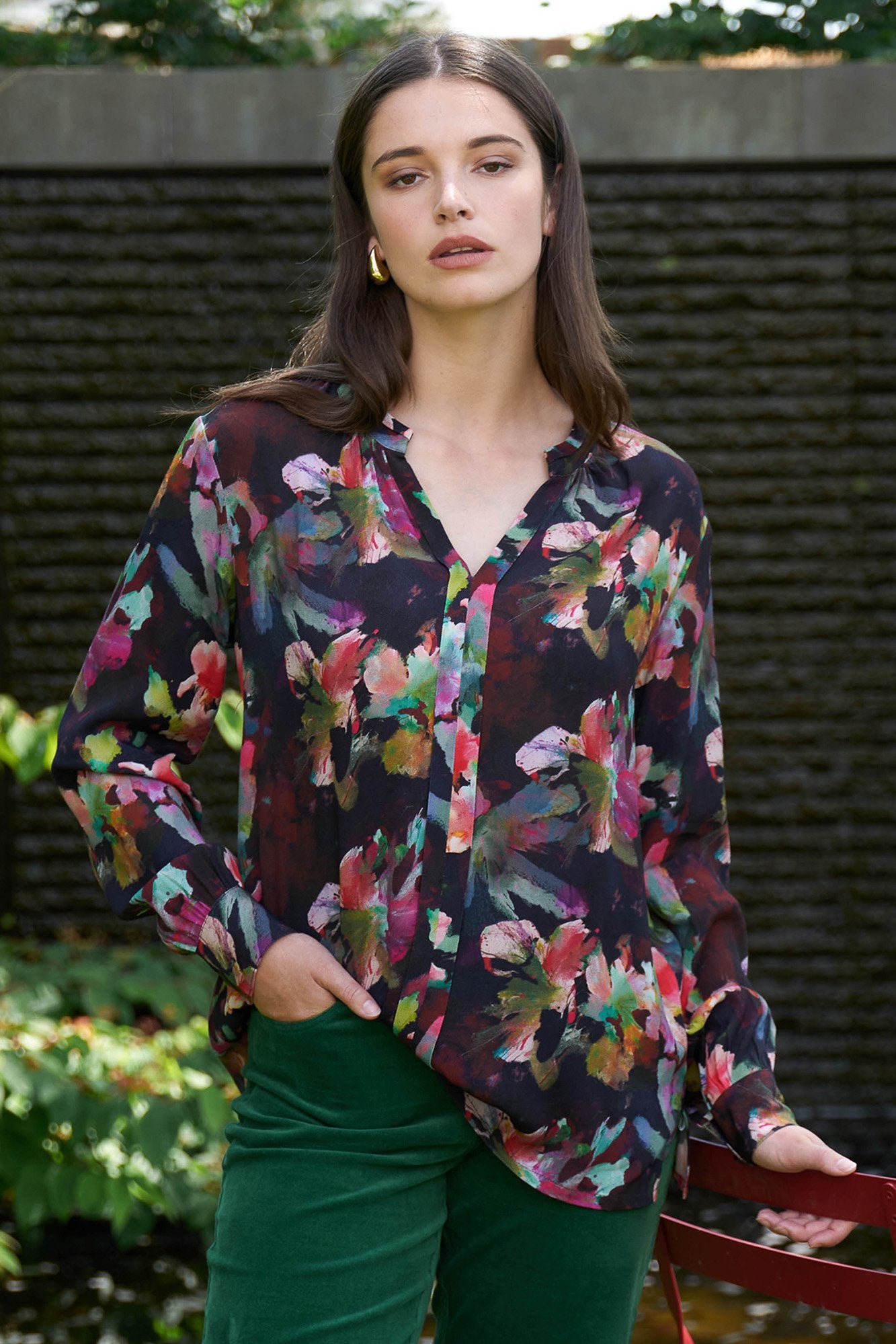Blk Floral