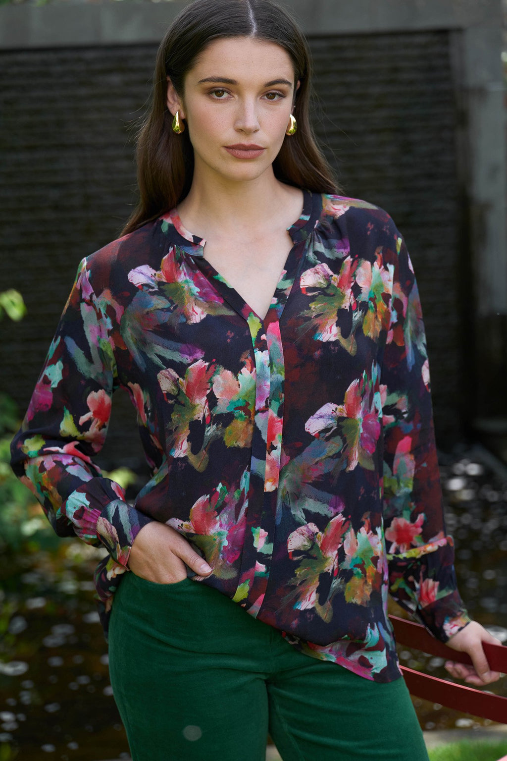 Blk Floral