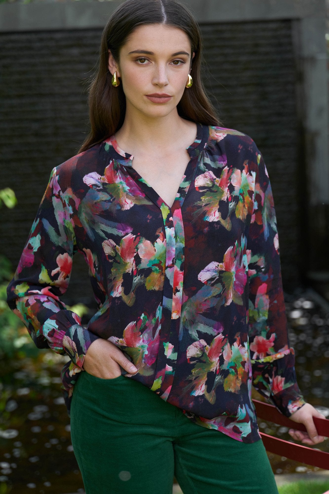 Blk Floral