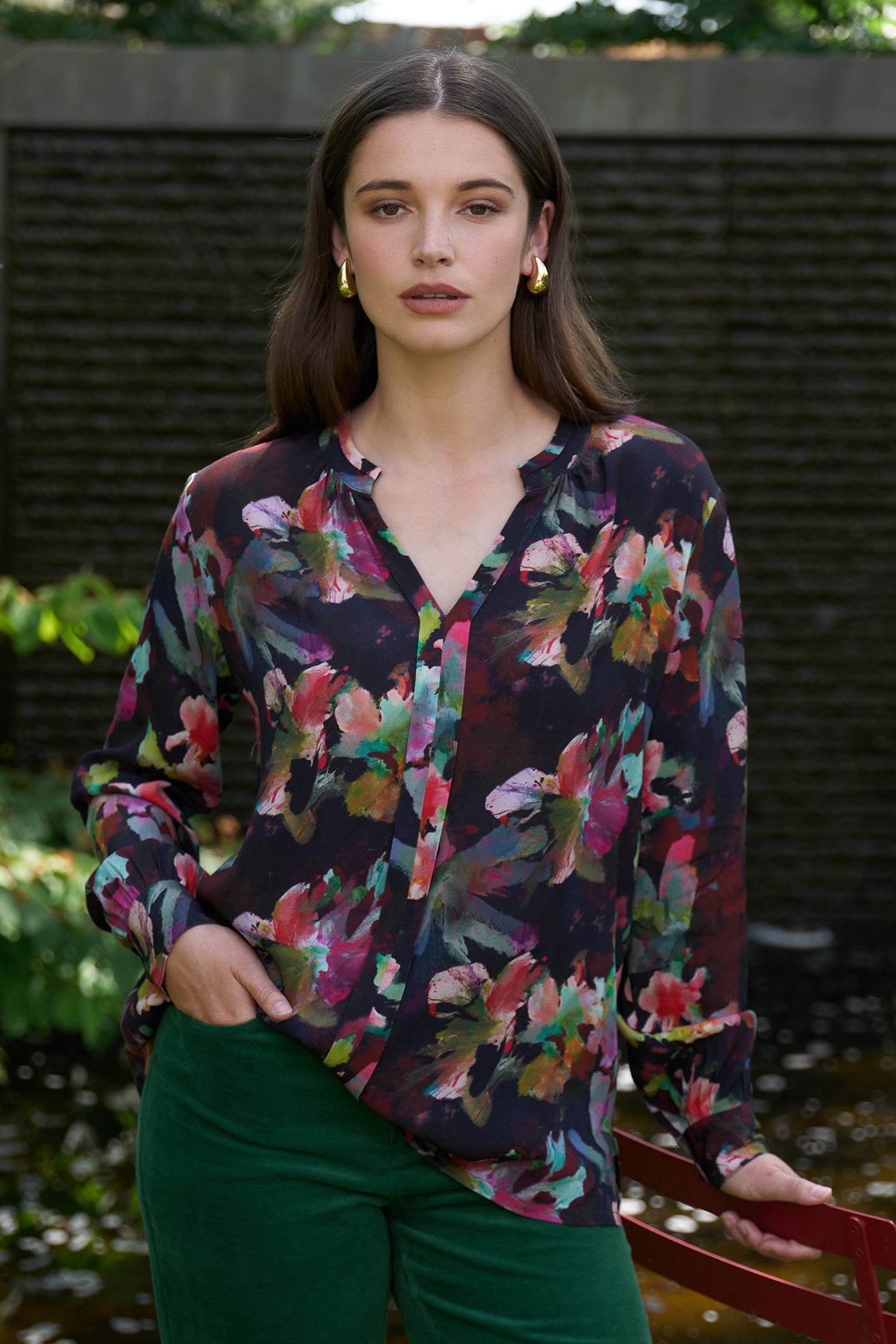 Blk Floral